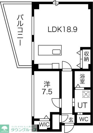 WIZ金山の物件間取画像